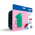 Brother inktcartridge, 1.200 pagina's, OEM LC-227XLVAL, 4 kleuren