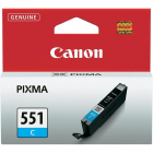 Canon inktcartridge CLI-551C, 332 pagina's, OEM 6509B001, cyaan