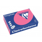 Clairefontaine Trophée Intens, gekleurd papier, A4, 210 g, 250 vel, fuchsia