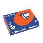 Clairefontaine Trophée Intens, gekleurd papier, A4, 210 g, 250 vel, kardinaalrood