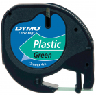 Dymo LetraTAG tape 12 mm, plastic groen