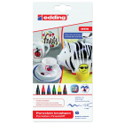 Edding porselein-penseelstift e-4200 set van 6