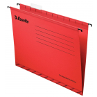 Esselte hangmappen voor laden Pendaflex Plus tussenafstand 330 mm, rood, doos van 25 stuks