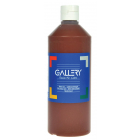 Gallery plakkaatverf, flacon van 500 ml, donkerbruin