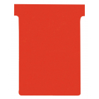 Nobo T-planbordkaarten index 3, ft 120 x 92 mm, rood