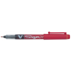 Pilot Fineliner V-Sign Pen rood