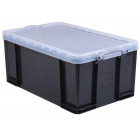 Really Useful Box opbergdoos 64 liter, transparant gerookt