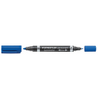 Staedtler Lumocolor Duo 348, permanent marker, blauw