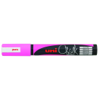 Uni-ball Krijtmarker fluo roze, ronde punt van 1,8 - 2,5 mm