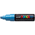 Uni POSCA paintmarker PC-8K, 8 mm, blauw metaal
