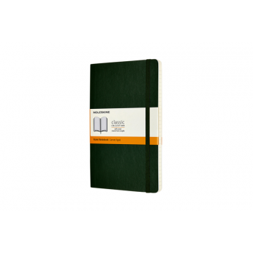 Notitieboek Moleskine large 130x210mm lijn soft cover myrtle green