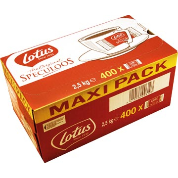 Lotus speculoos, doos van 400 individeel verpakte stuks