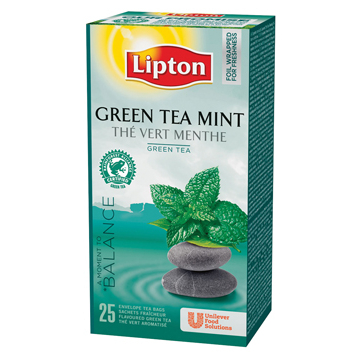 Lipton thee, Green Tea Mint, pak van 25 zakjes