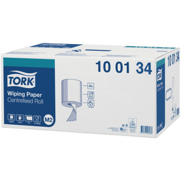 Tork poetspapier Centerfeed, 1-laags, systeem M2, pak van 6 rollen