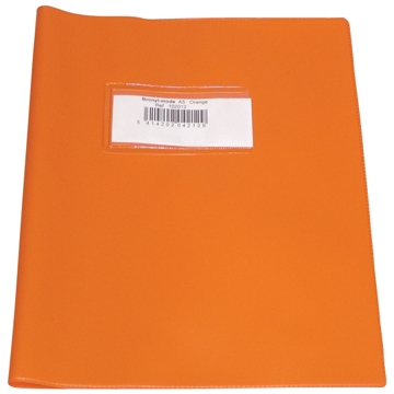 schriftomslagen oranje, ft schrift 16,5 x 21 cm