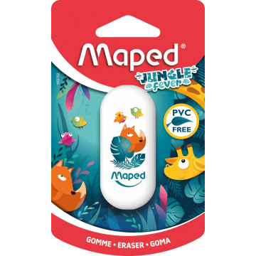 Maped gum Jungle Fever, op blister