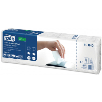 Tork servetten Expressnap voor dispenser, 1-laags, 1125 per bundel, doos van 8 bundels