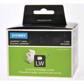 Dymo etiketten LabelWriter ft 89 x 41 mm, verwijderbaar, wit, 300 etiketten