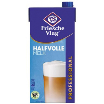 Friesche Vlag Langlekker koffiemelk, pak van 1 liter, halfvolle melk