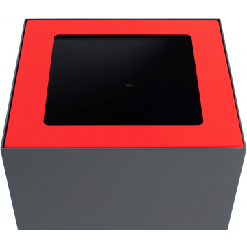 V-Part top voor modulaire afvalbak 85 l en 90 l, rood