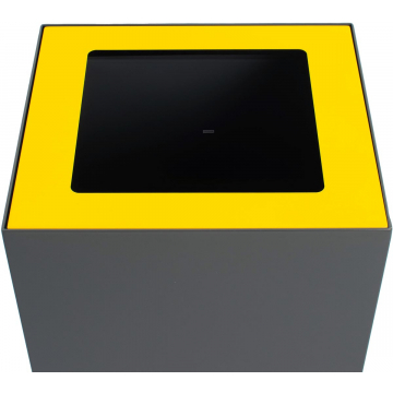 V-Part top voor modulaire afvalbak 85 l en 90 l, geel