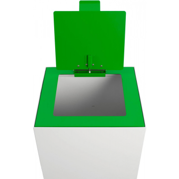 V-Part top met klep voor modulaire afvalbak 85 l en 90 l, groen