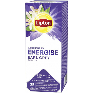 Lipton thee Feel Good Selection, Earl grey , doos van 25 zakjes