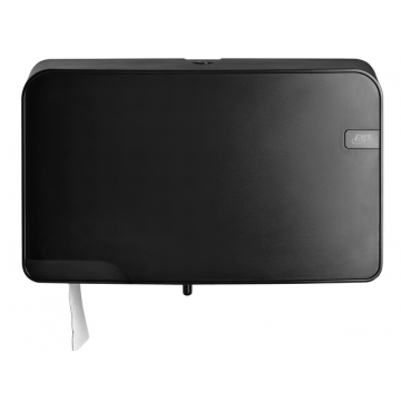 Toiletpapierdispenser QuartzLine Q5 zwart 441057
