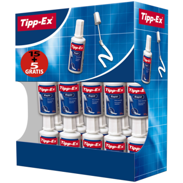 Correctievloeistof Tipp-ex Rapid foam 20ml valuepack ÃÂ  15+5 gratis