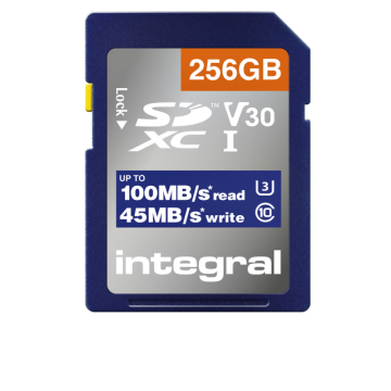 Geheugenkaart Integral SDHC-XC 256GB