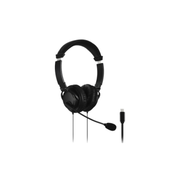 Headset Kensington USB-C Hi-Fi met microfoon zwart