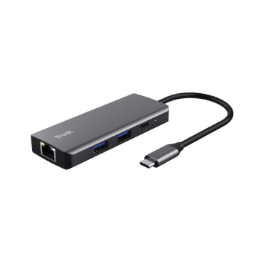 Adapter Trust DALYX 6-in-1 USB-C multipoort
