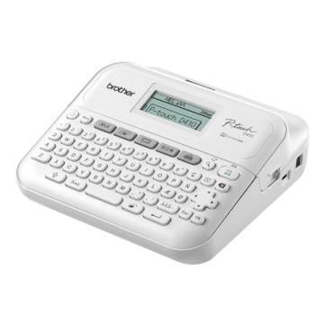 Labelprinter Brother P-touch TZe PT-D410 desktop qwerty 18mm wit in koffer