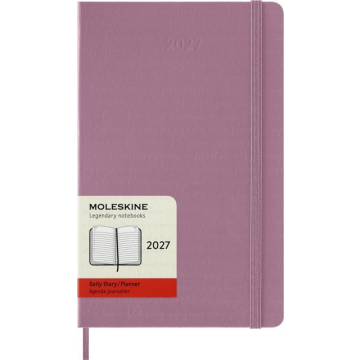 Agenda 2027 Moleskine 12M Planner Daily 1dag/1pagina large hc majestic pink