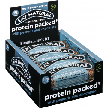 Eat Natural reep, proteine met pinda's en pure chocolade, 40g