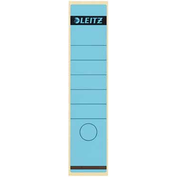 Leitz rugetiketten ft 6,1 x 28,5 cm, blauw