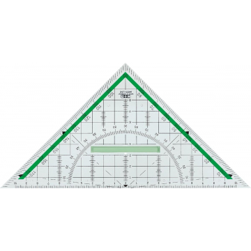 M+R Green Line geodriehoek, 22 cm