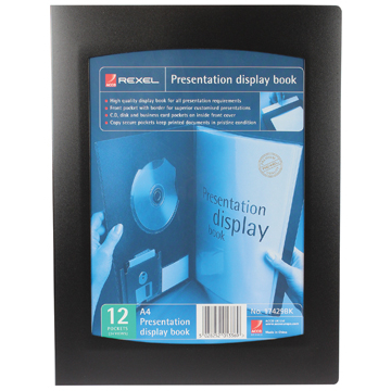 Rexel showalbum Professional Display Book voor ft A4, 12 tassen