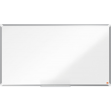 Nobo Premium Plus Widescreen magnetisch whiteboard, gelakt staal, ft 122 x 69 cm