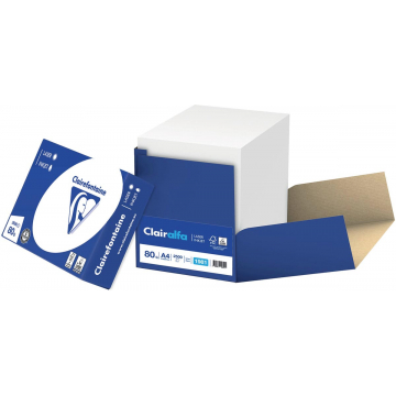 Clairefontaine Clairalfa printpapier ft A4, 80 g, pak van 2500 vel