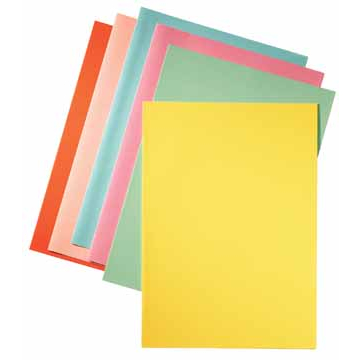 Esselte dossiermap geel, papier van 80 g/m², pak van 250 stuks