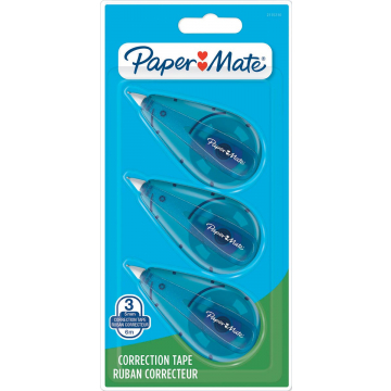 Paper Mate correctieroller, blister van 3 stuks