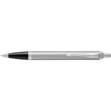 Parker IM balpen Stainless Steel CT, blauwe inkt