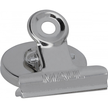Maul Papierklem met magneet 40mm, blister met 2 stuks