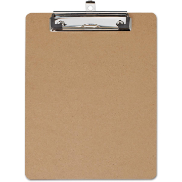 MAUL klemplaat Basic, hardboard karton, A5 staand, bruin