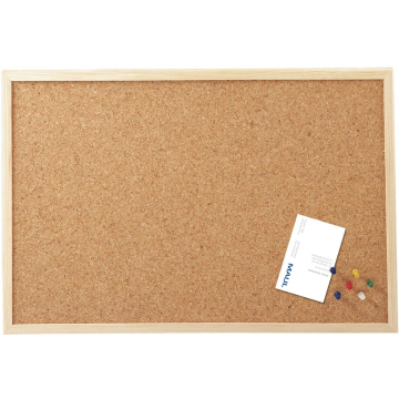 Maul kurkbord met houten frame ft 30 x 40 cm