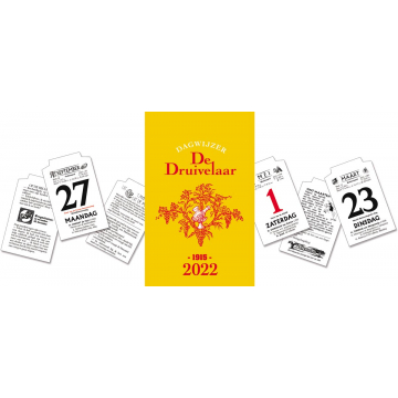 Dagblokkalender De Druivelaar 2022