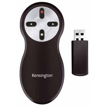 Kensington draadloze presenter met laserpointer zonder geheugenkaart