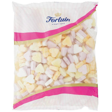 Fortuin Vruchtenhartjes snoepgoed, zak van 1 kg