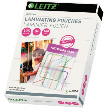 Leitz Ilam lamineerhoes ft A6, 250 micron (2 x 125 micron), pak van 100 stuks